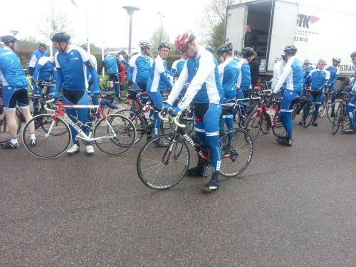 Danske Bank Blue Arrow cycling 2013 ved Grejsdalsløbet