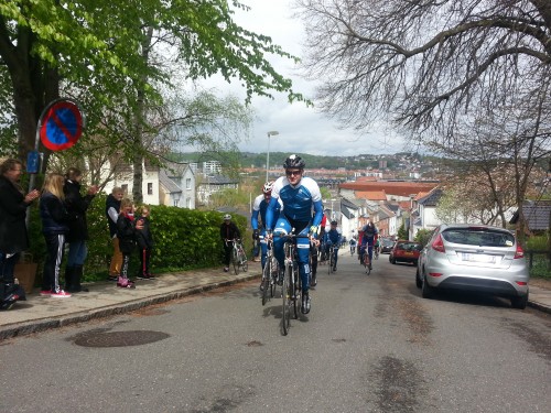 Danske Bank Blue Arrow cycling 2013 ved Grejsdalsløbet