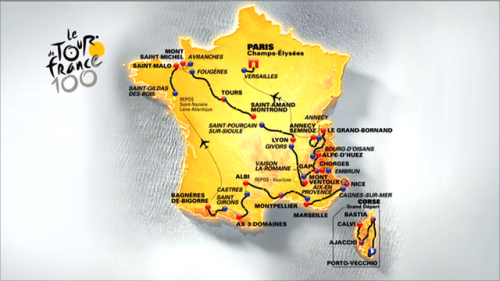 Tour de France 2013 course