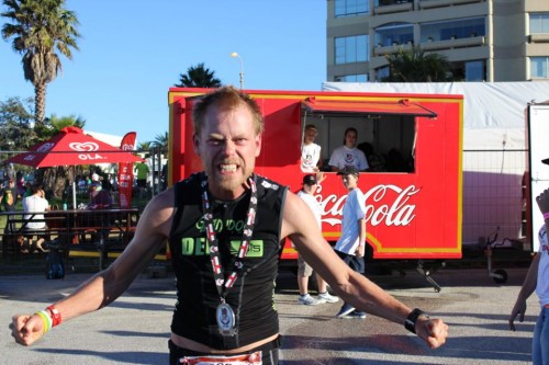 Dennis Schøning Sjøner efter Ironman South Africa 2014