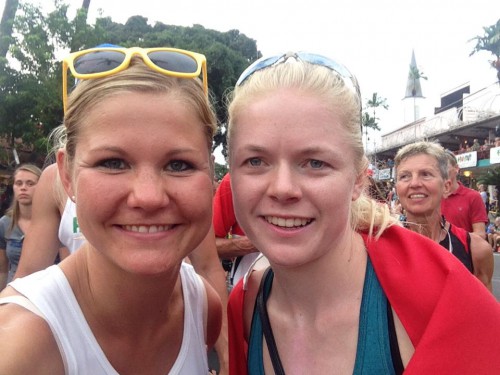 Lærke Lilleøre og Cecilie Mathorne Ironman World championship 2014