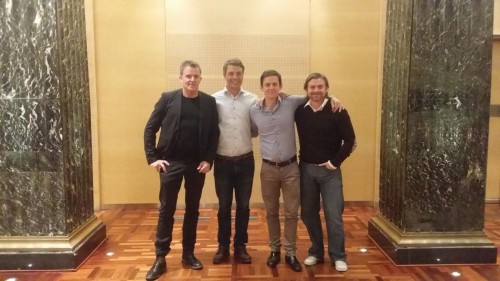 Rolf Sørensen, Thomas Rohde, Ulrik Olsen og Aleksandar Sørensen-Markovic